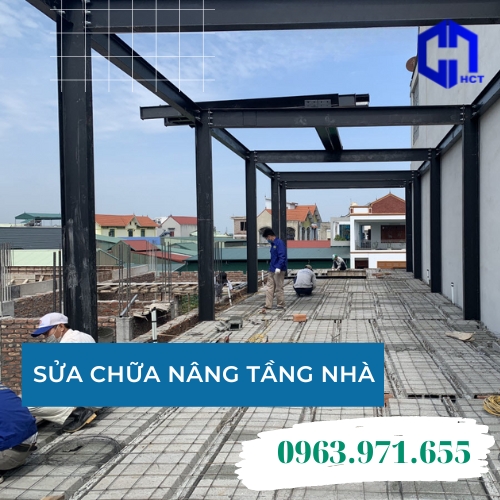 Nâng tầng nhà bằng vật liệu nhẹ