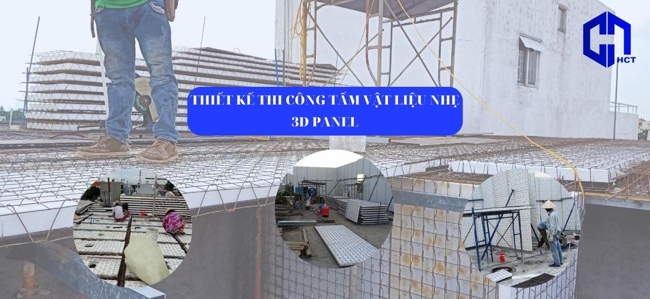 Dịch vụ thiết kế thi công tấm 3d panel trọn gói tại Xây Dựng HCT